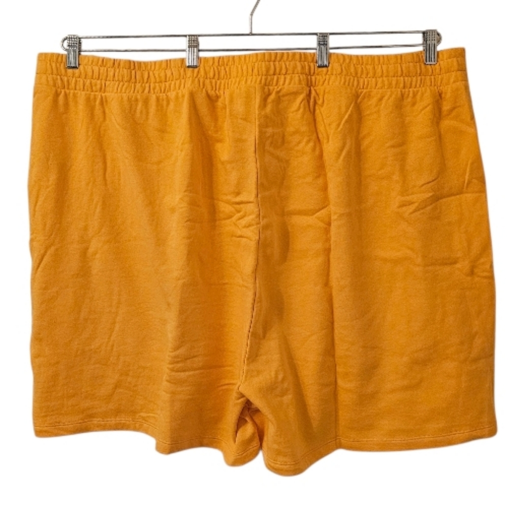 Orange Old Navy Women's Extra High Waist SoComfy Sweat Shorts - Picture 3 of 8